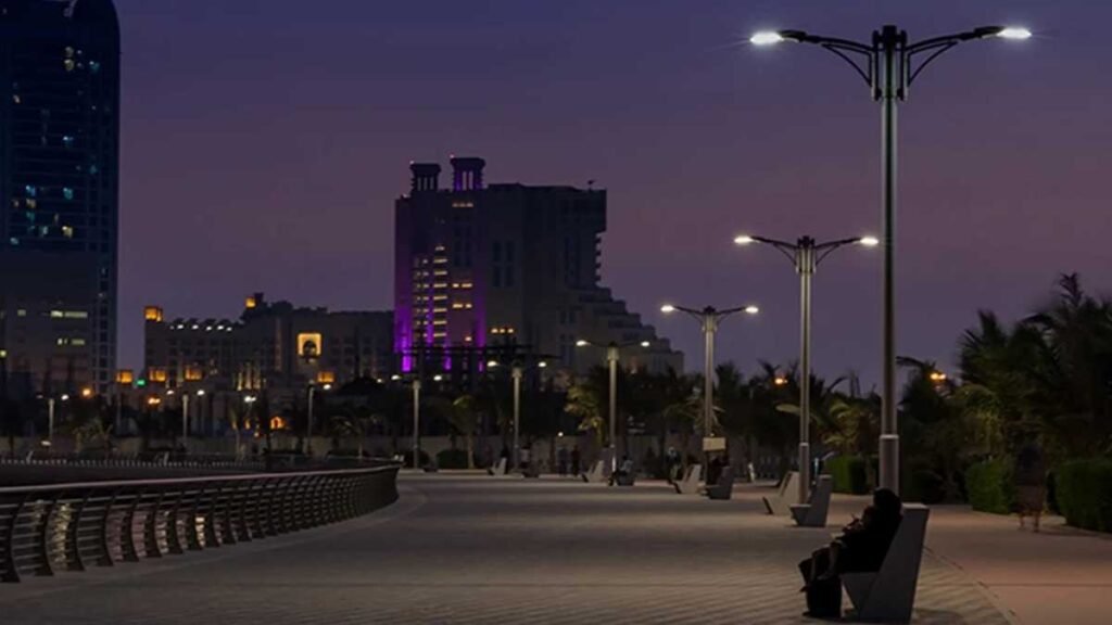 Ajman Corniche-The promenade: walking, jogging and cycling