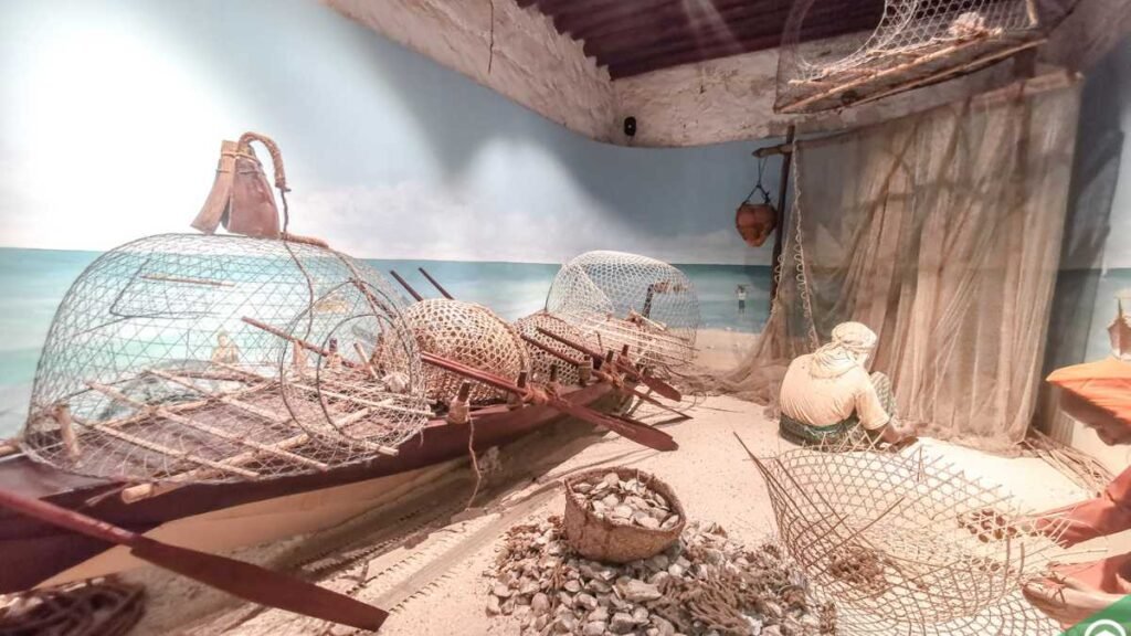 Ajman Museum:The pearl diving exhibits